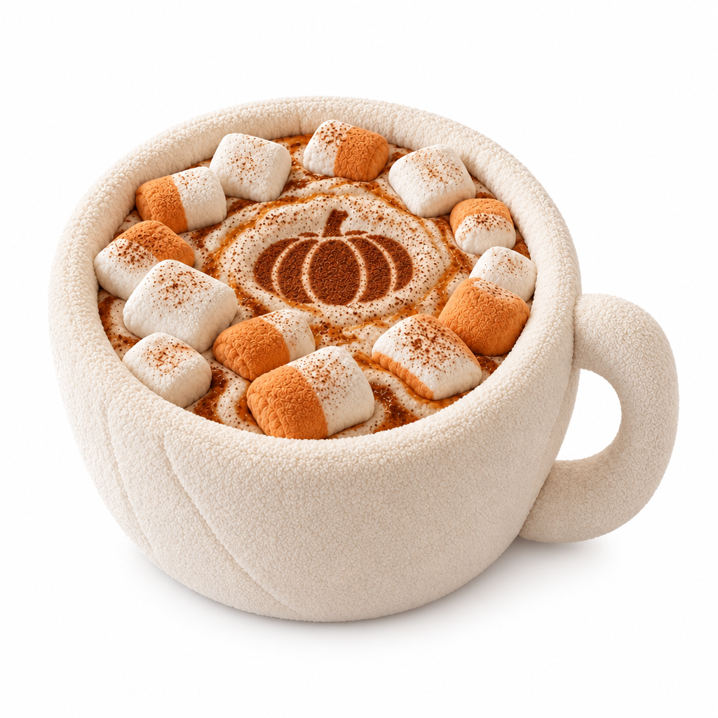 Espresso Nap Pumpkin Spice Latte cat bed