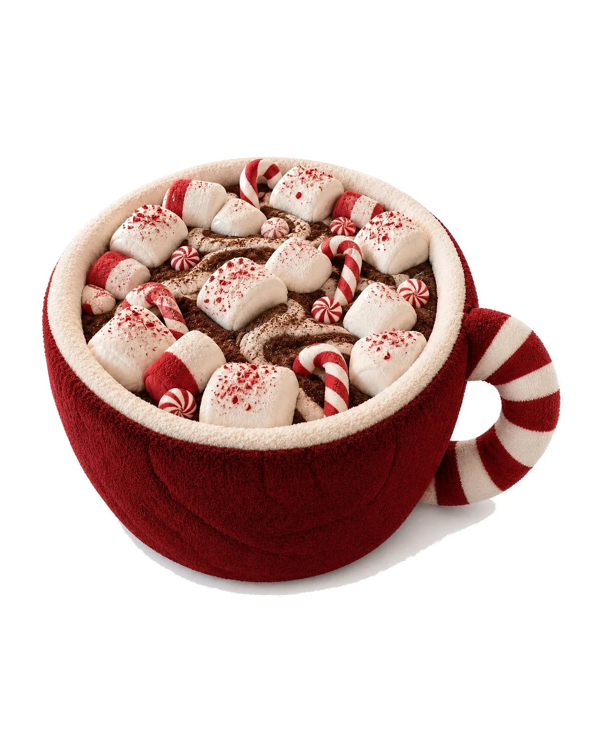 CoffeeNap — Peppermint Mocha Cat Bed