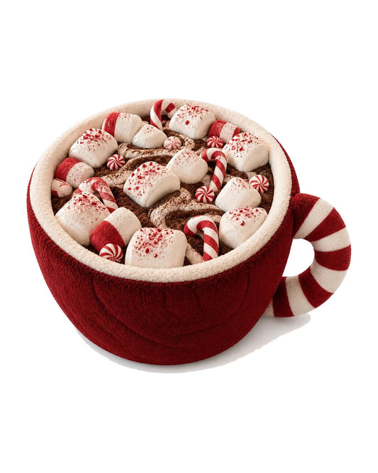 CoffeeNap — Peppermint Mocha Cat Bed